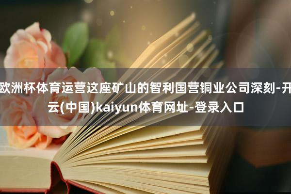 欧洲杯体育运营这座矿山的智利国营铜业公司深刻-开云(中国)kaiyun体育网址-登录入口